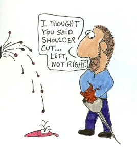 It's only a flesh wound.